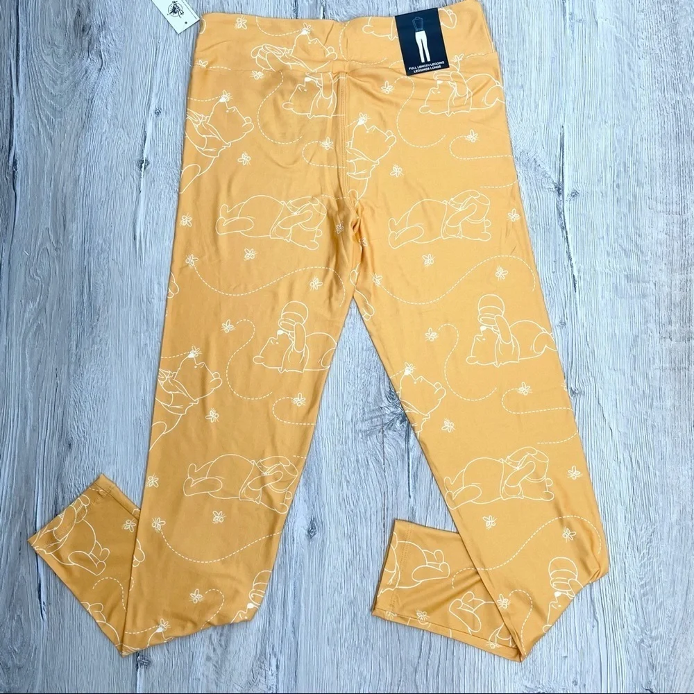Disney Winnie The Pooh Yellow Leggings